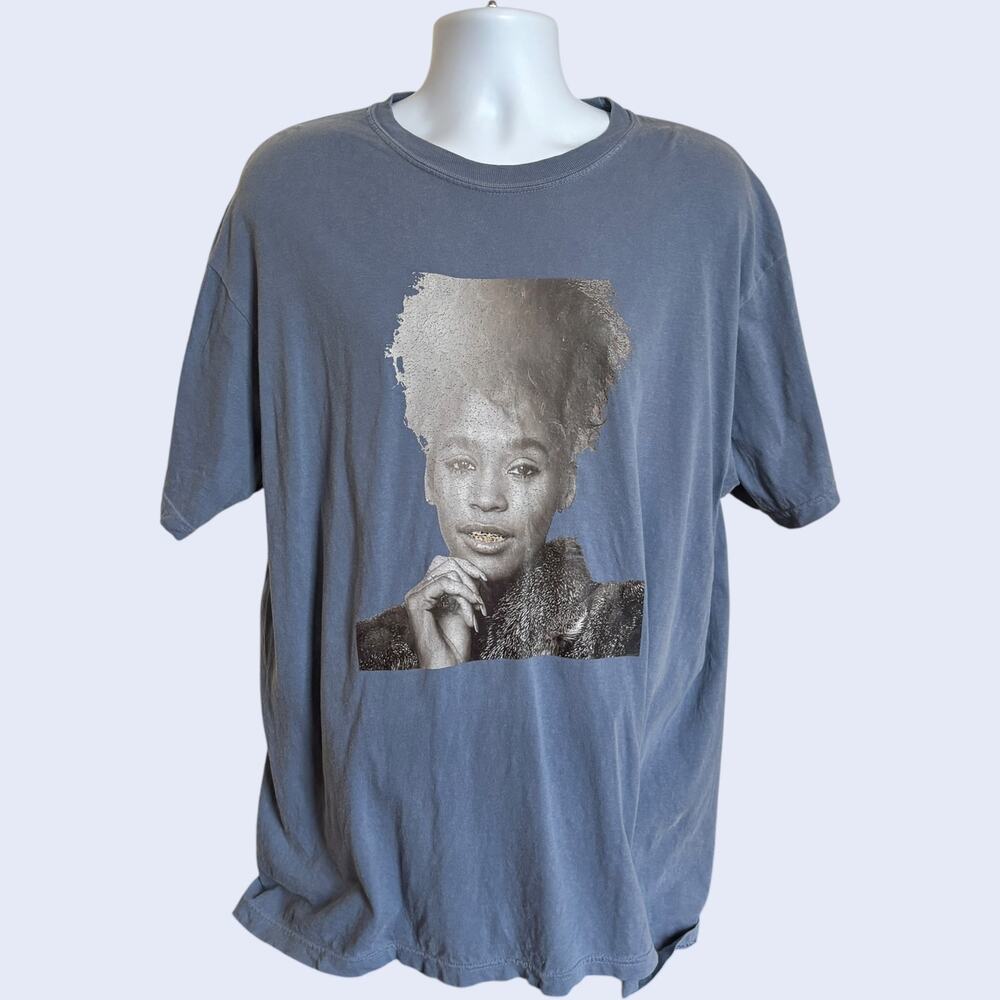 Comfort Colors XL Heavyweight Graphic T-Shirt Blue Oversized